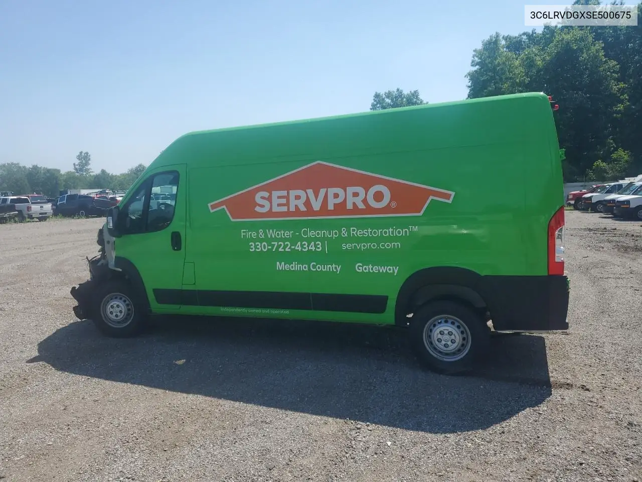 2025 Ram Promaster 2500 2500 High VIN: 3C6LRVDGXSE500675 Lot: 63282915
