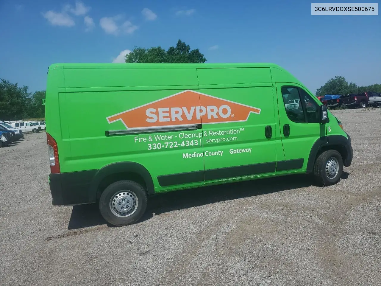 2025 Ram Promaster 2500 2500 High VIN: 3C6LRVDGXSE500675 Lot: 63282915
