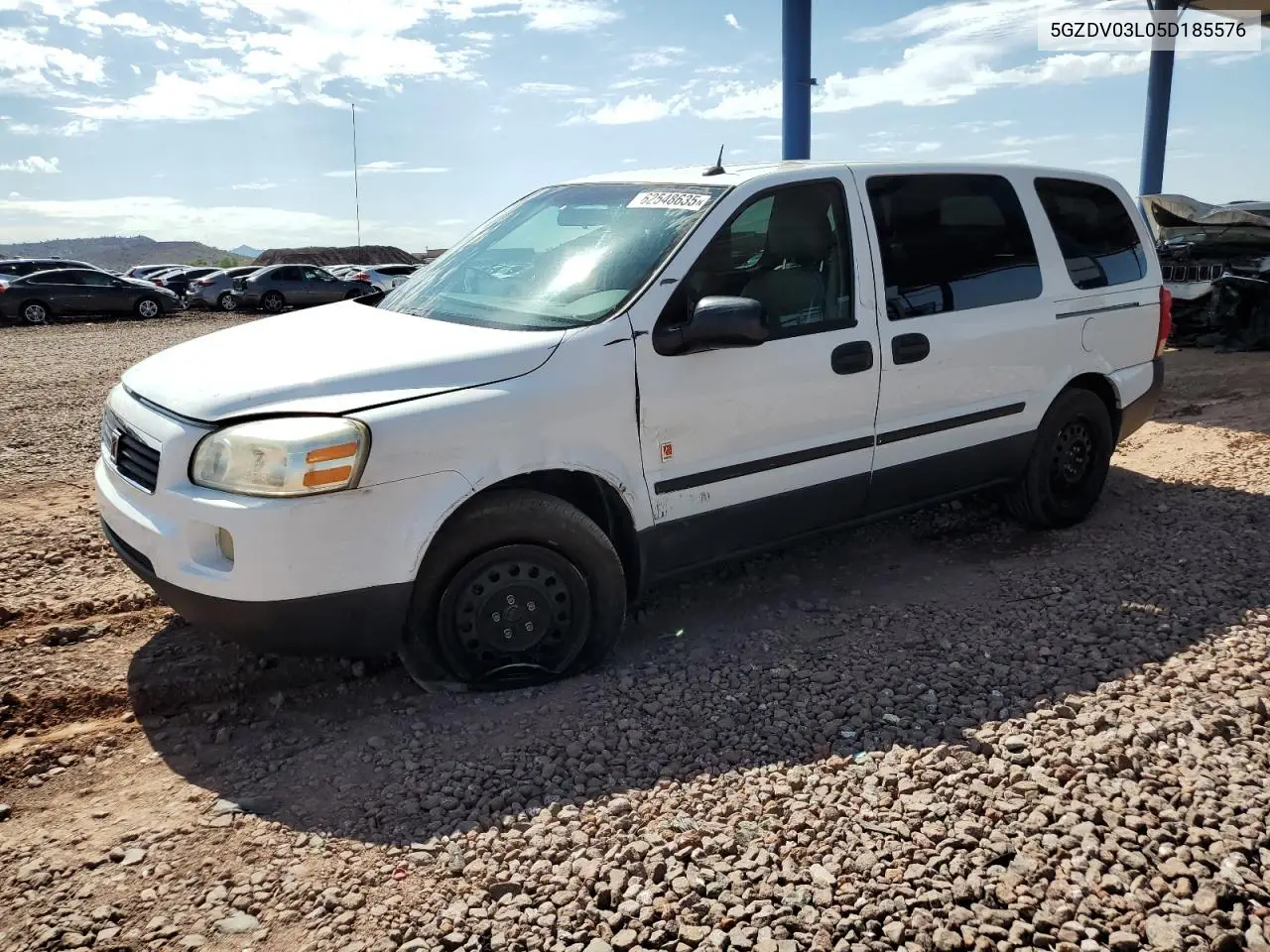 2005 Saturn Relay 2 VIN: 5GZDV03L05D185576 Lot: 62548635