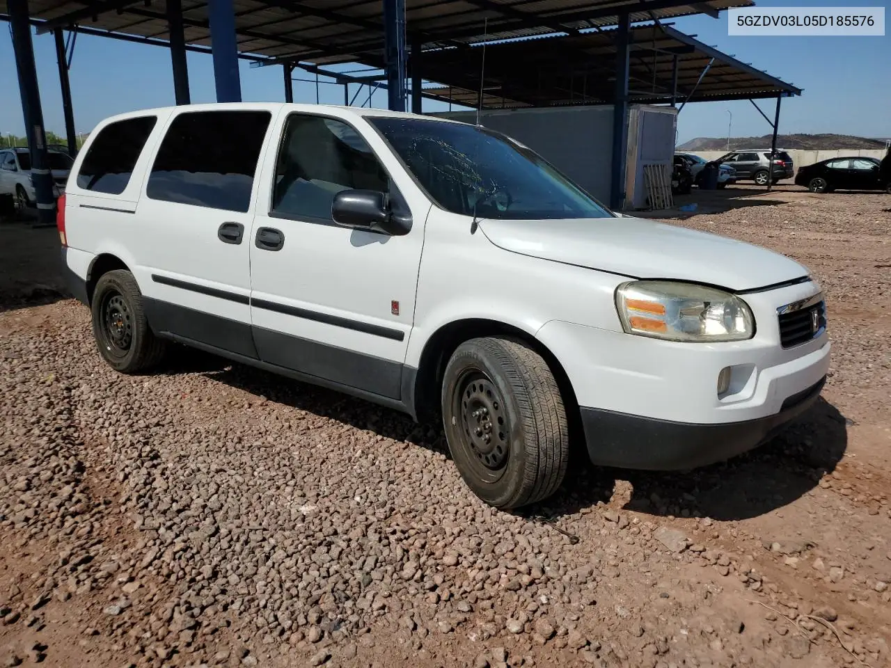 2005 Saturn Relay 2 VIN: 5GZDV03L05D185576 Lot: 62548635