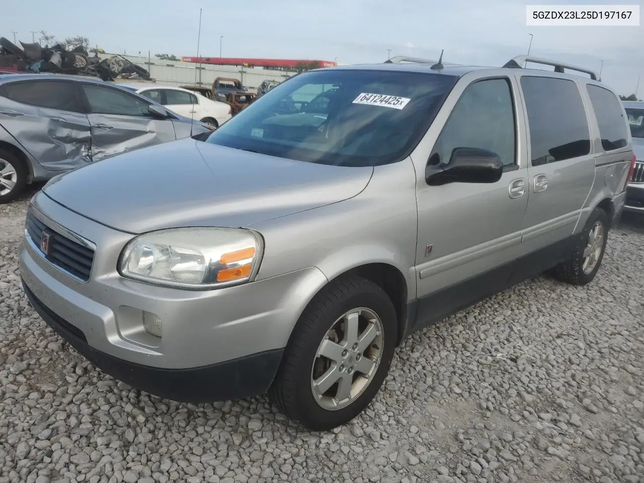 2005 Saturn Relay 3 VIN: 5GZDX23L25D197167 Lot: 64124425