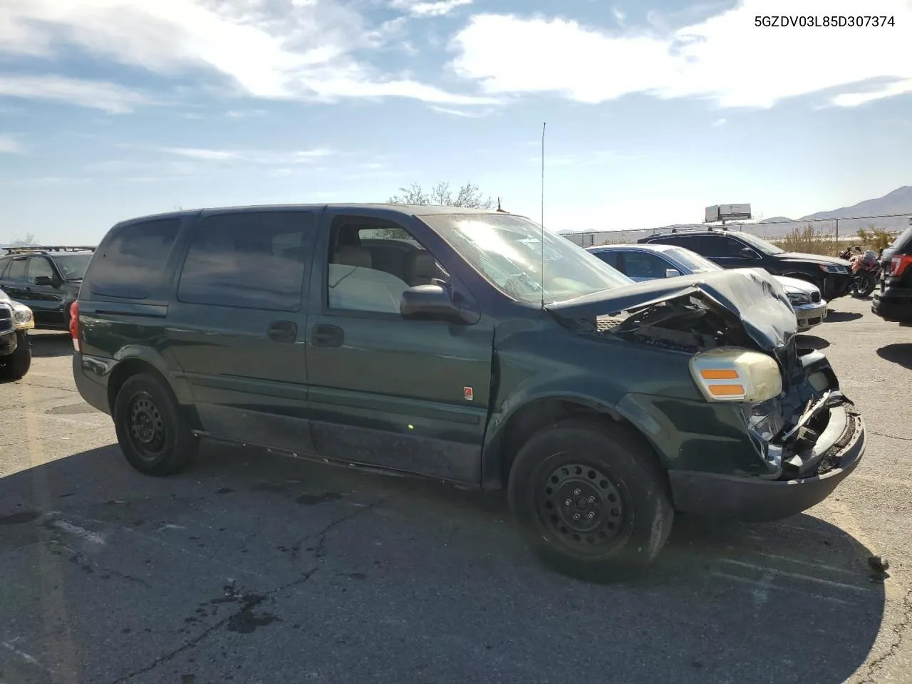 2005 Saturn Relay 2 VIN: 5GZDV03L85D307374 Lot: 74499344