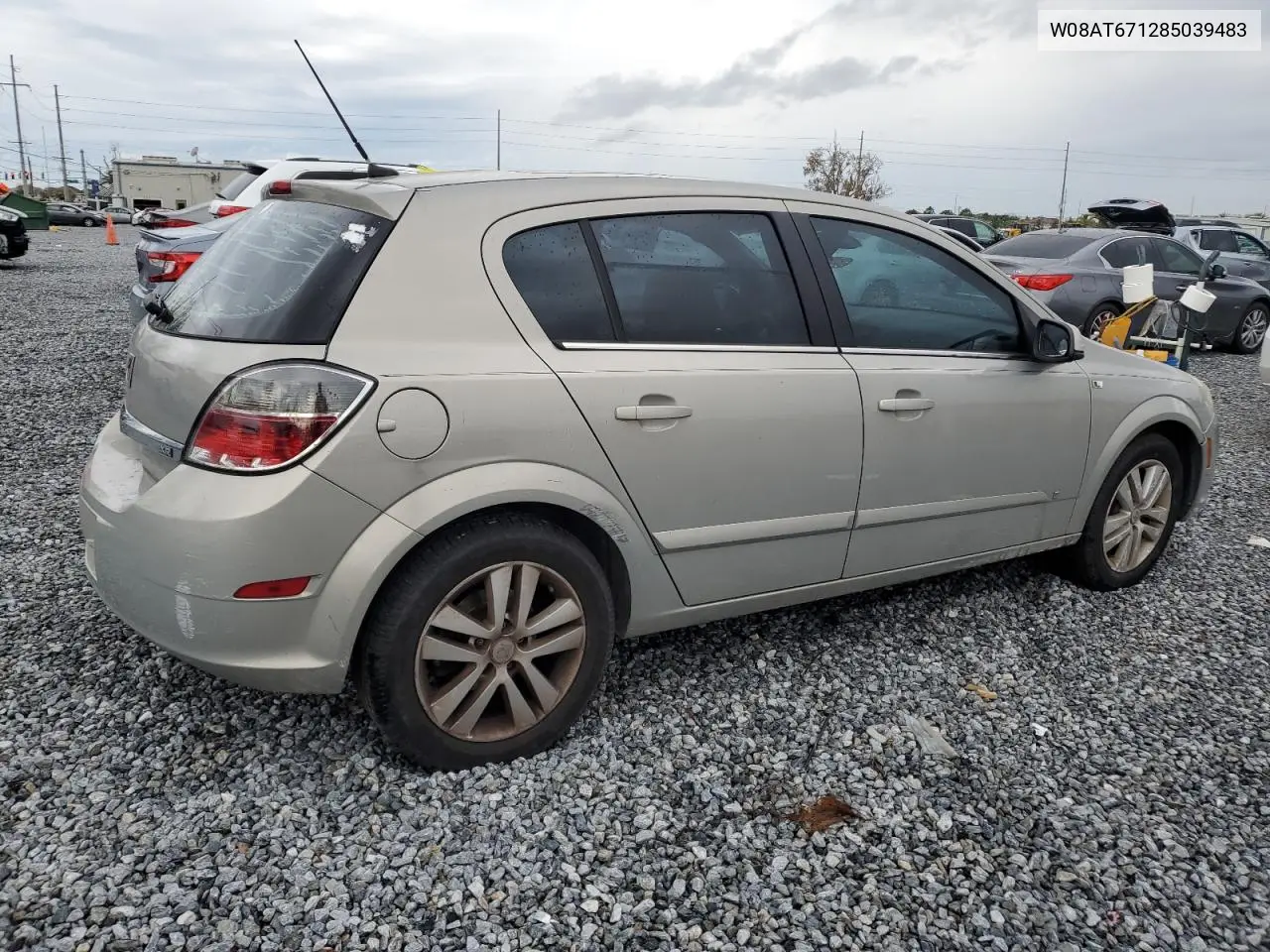 2008 Saturn Astra Xr VIN: W08AT671285039483 Lot: 46372275