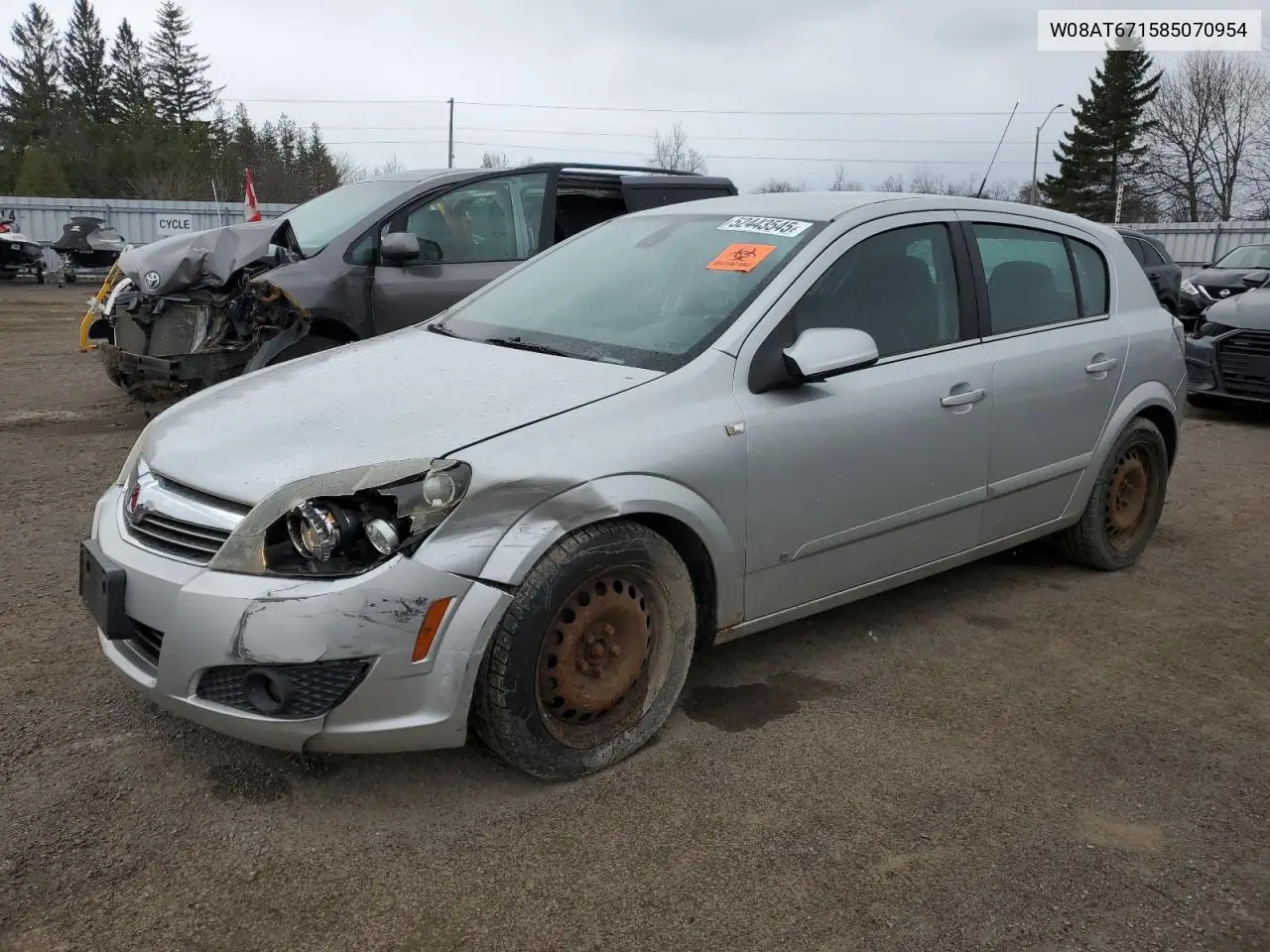 2008 Saturn Astra Xr VIN: W08AT671585070954 Lot: 52443545