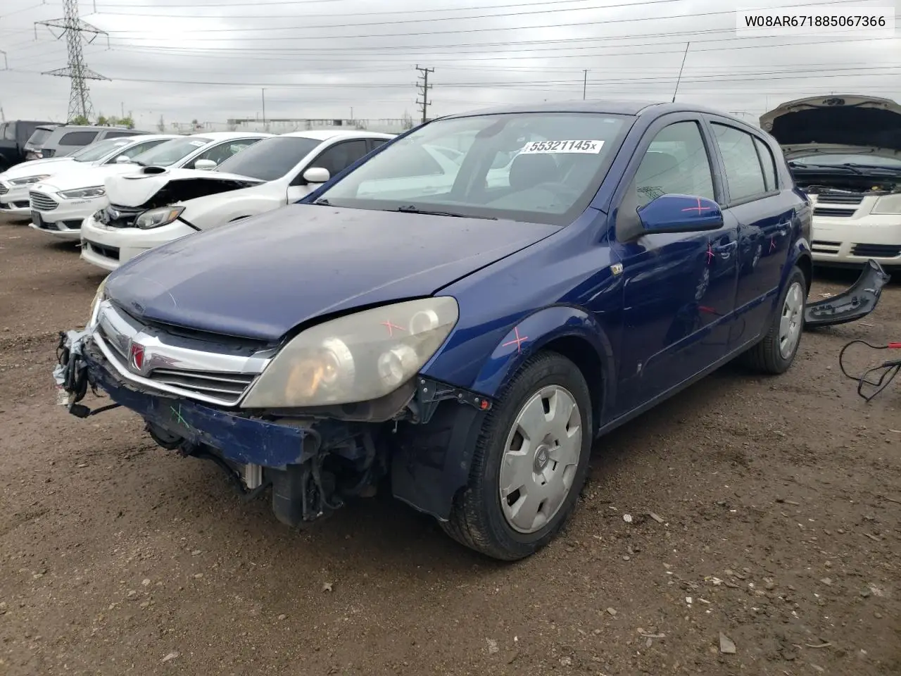 2008 Saturn Astra Xe VIN: W08AR671885067366 Lot: 55321145