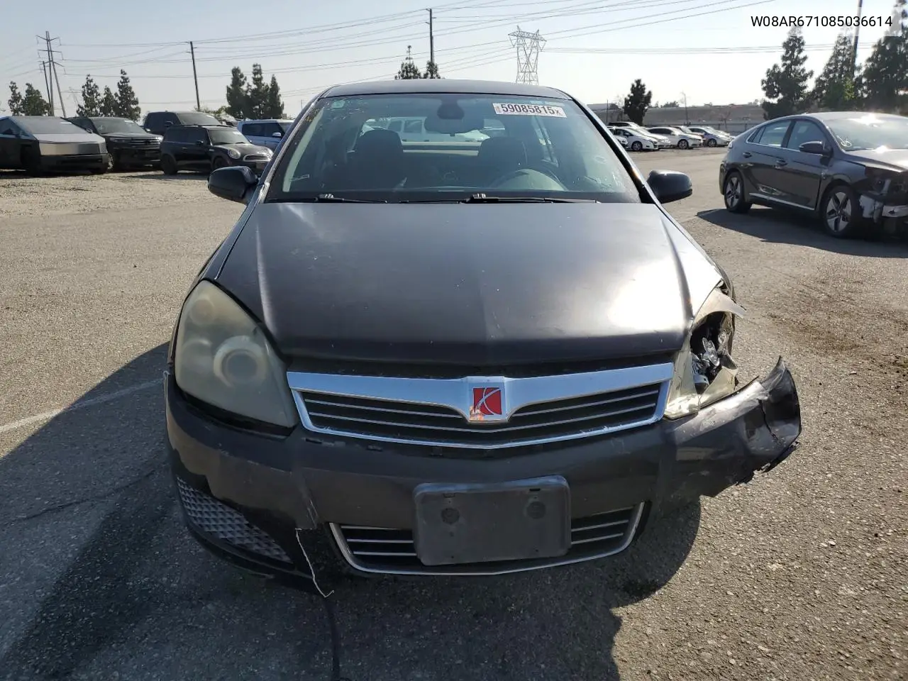 2008 Saturn Astra Xe VIN: W08AR671085036614 Lot: 59085815