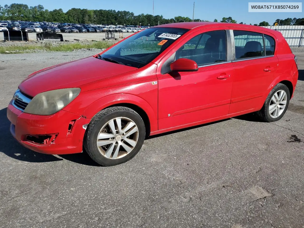 2008 Saturn Astra Xr VIN: W08AT671X85074269 Lot: 61432955
