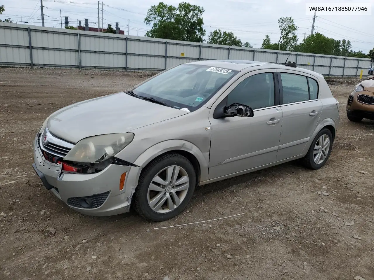 2008 Saturn Astra Xr VIN: W08AT671885077946 Lot: 61949225