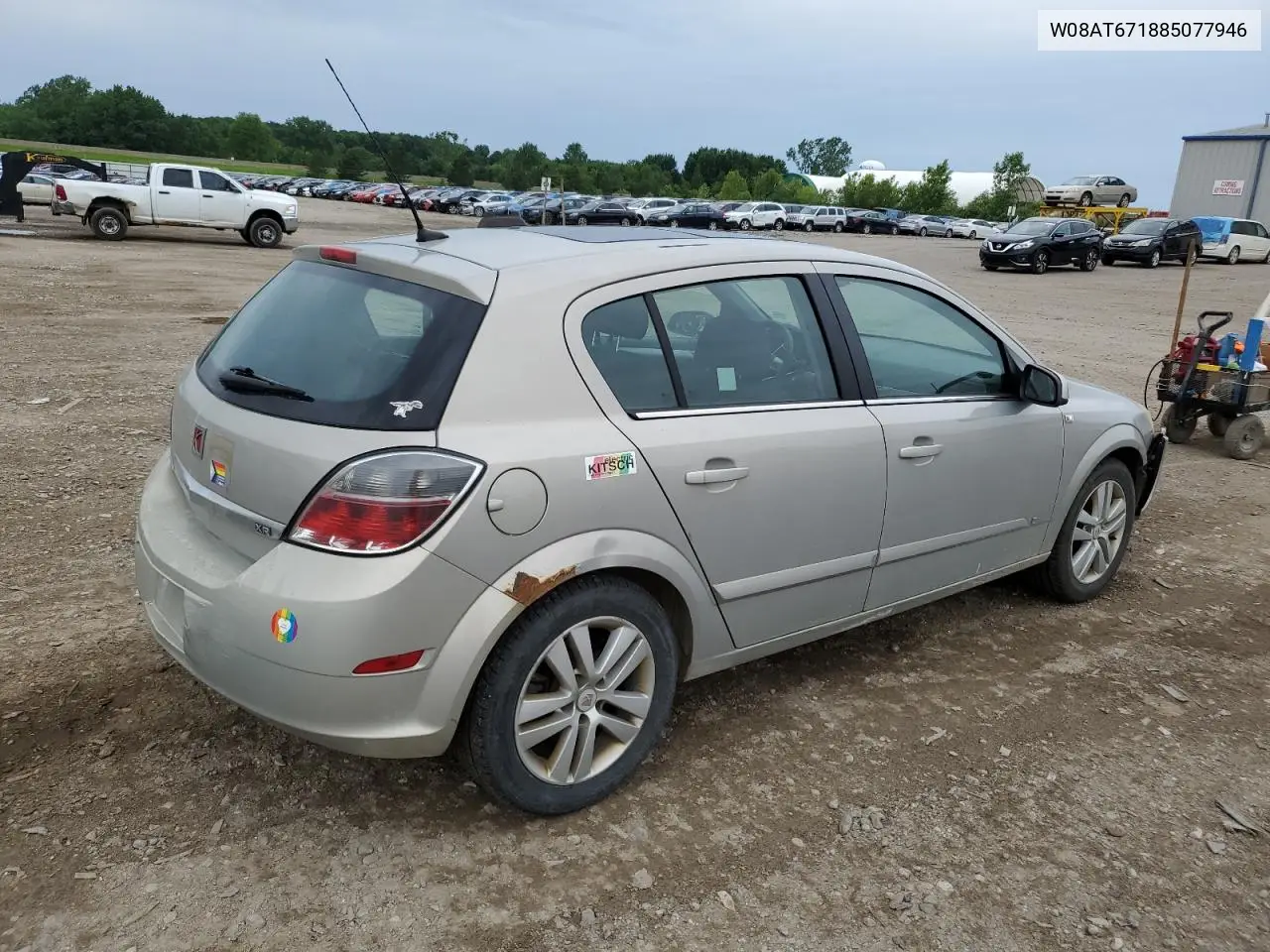 2008 Saturn Astra Xr VIN: W08AT671885077946 Lot: 61949225
