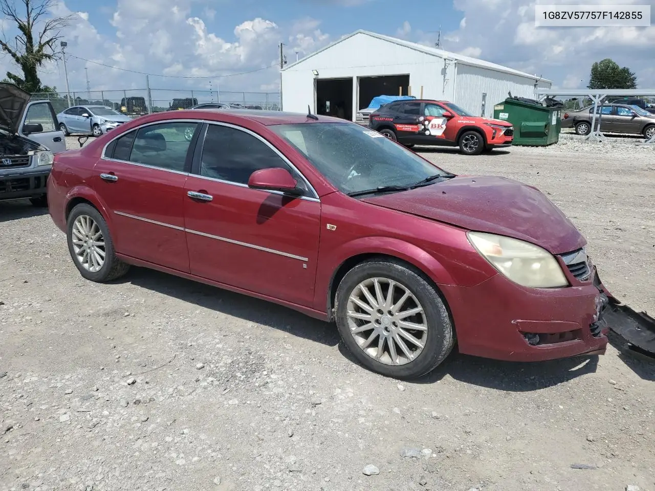 2007 Saturn Aura Xr VIN: 1G8ZV57757F142855 Lot: 62874505