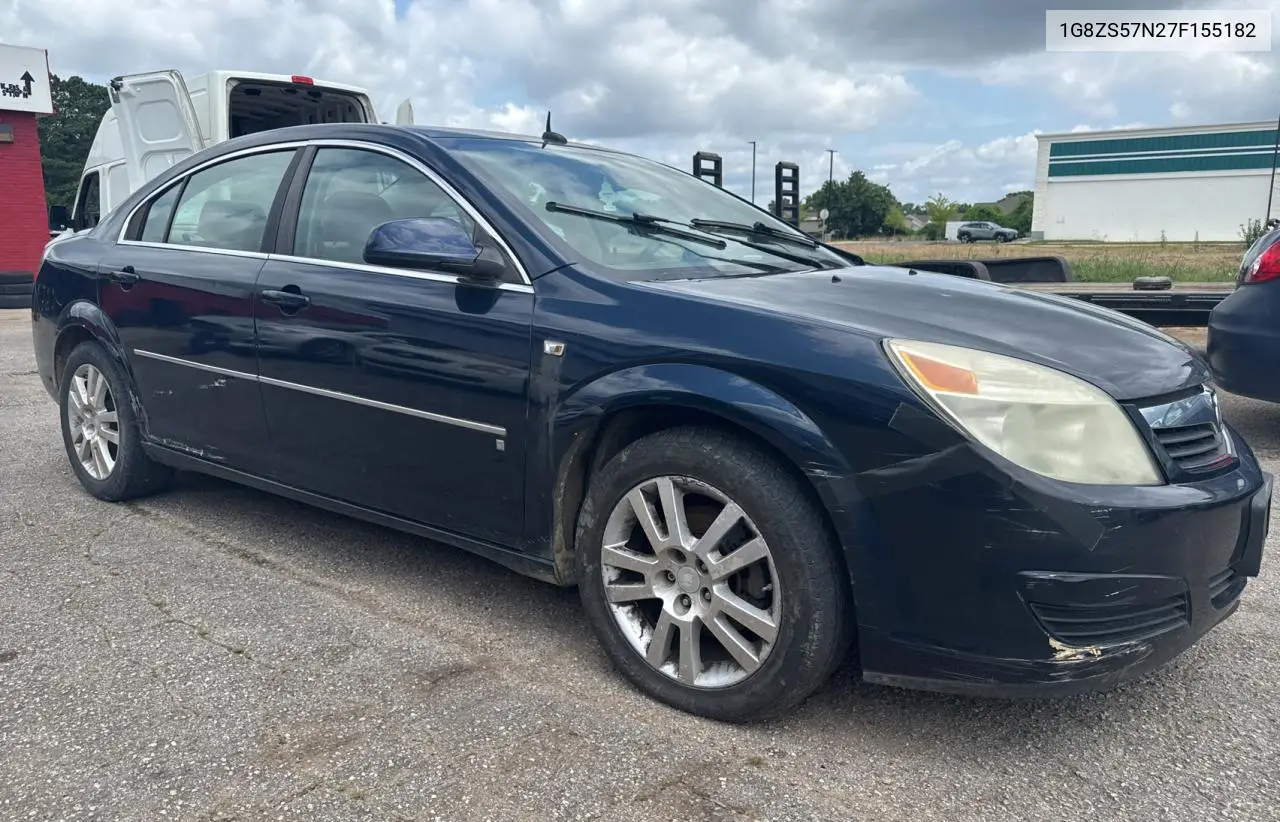 2007 Saturn Aura Xe VIN: 1G8ZS57N27F155182 Lot: 63483395