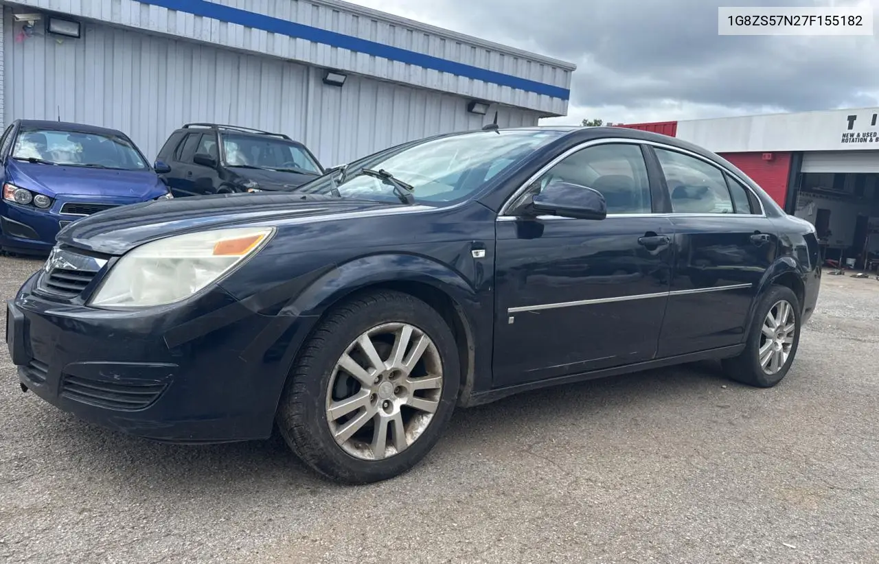 2007 Saturn Aura Xe VIN: 1G8ZS57N27F155182 Lot: 63483395
