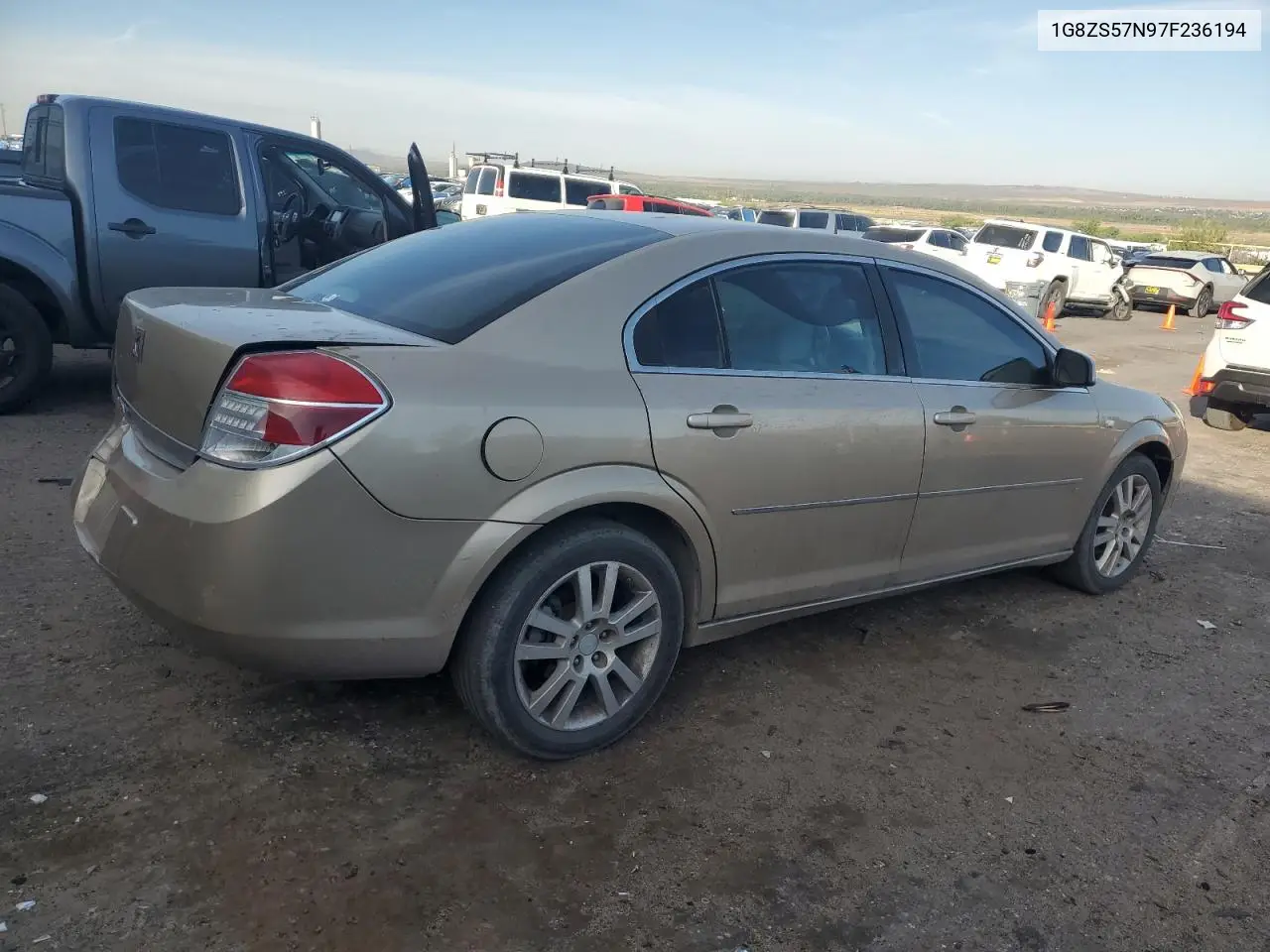 2007 Saturn Aura Xe VIN: 1G8ZS57N97F236194 Lot: 63609815