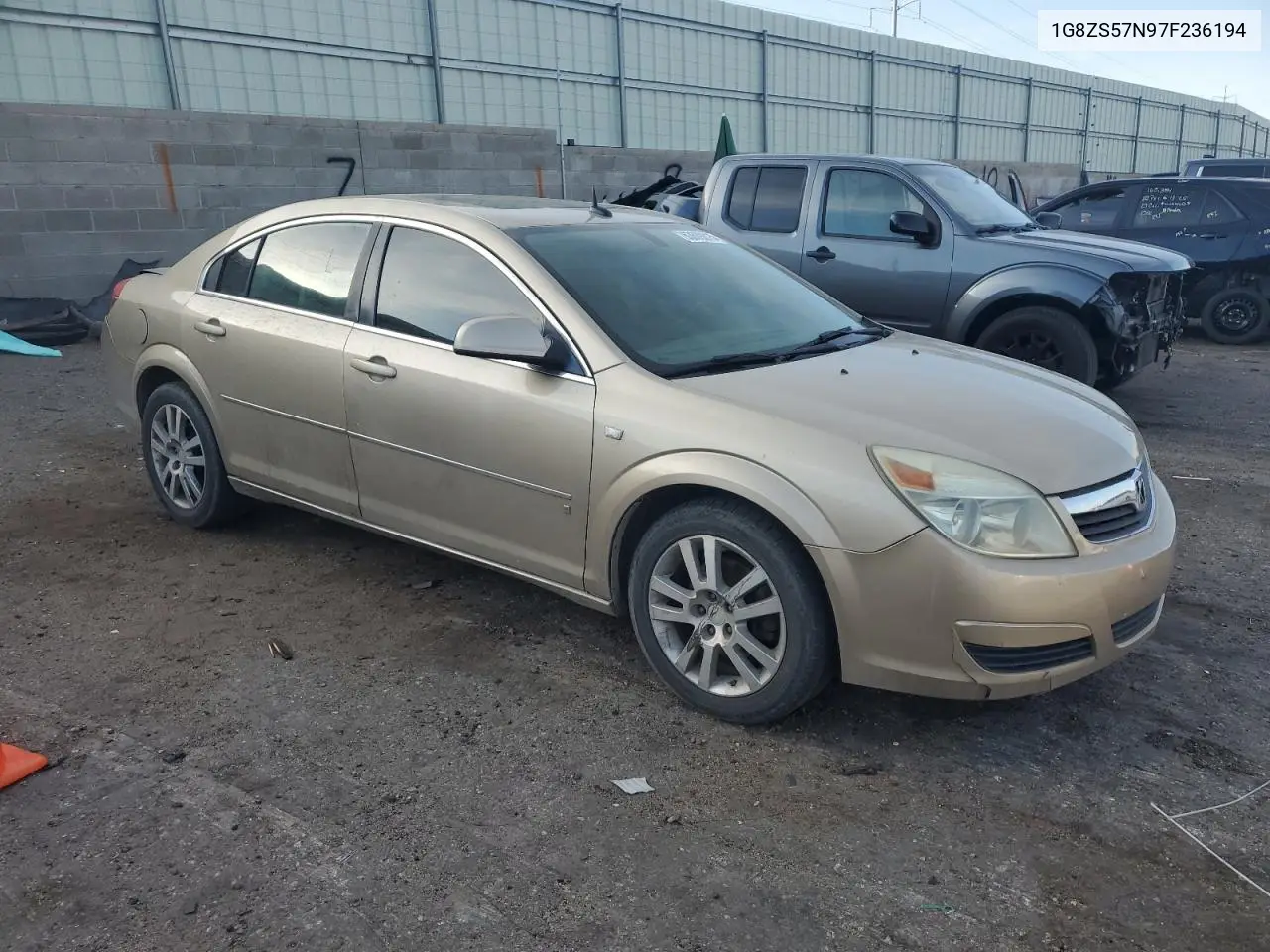 2007 Saturn Aura Xe VIN: 1G8ZS57N97F236194 Lot: 63609815