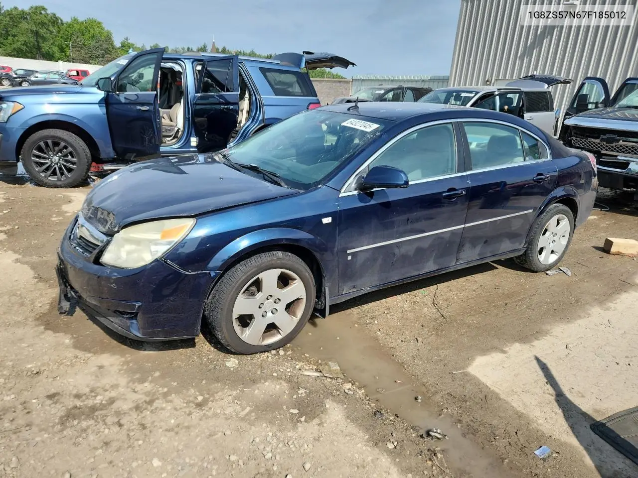 2007 Saturn Aura Xe VIN: 1G8ZS57N67F185012 Lot: 64327045