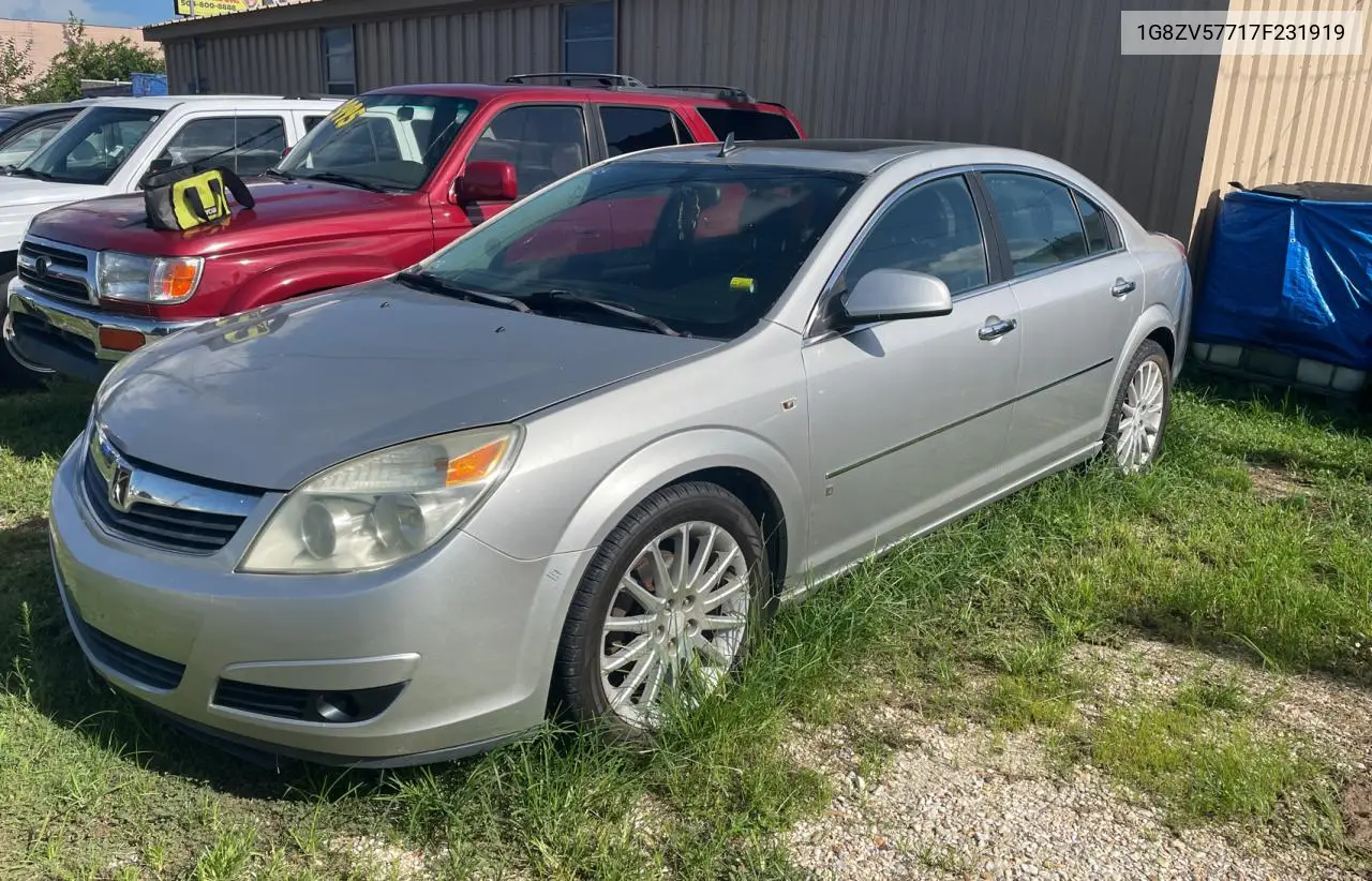 2007 Saturn Aura Xr VIN: 1G8ZV57717F231919 Lot: 64566085