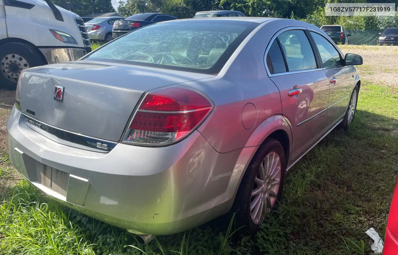 2007 Saturn Aura Xr VIN: 1G8ZV57717F231919 Lot: 64566085