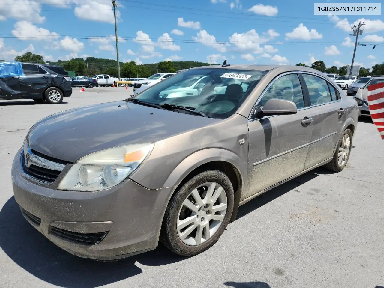 2007 Saturn Aura Xe VIN: 1G8ZS57N17F311714 Lot: 64953085