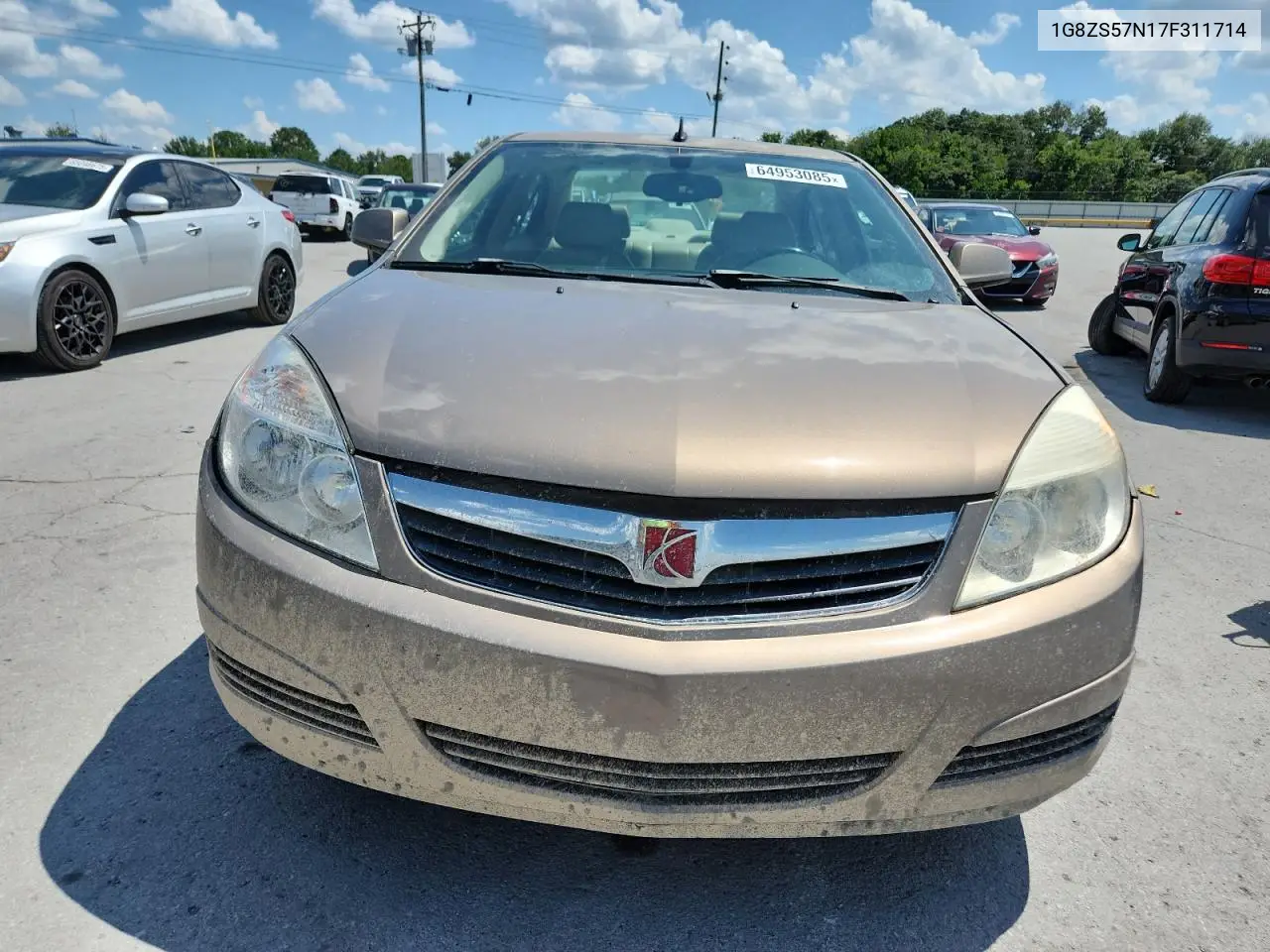 2007 Saturn Aura Xe VIN: 1G8ZS57N17F311714 Lot: 64953085