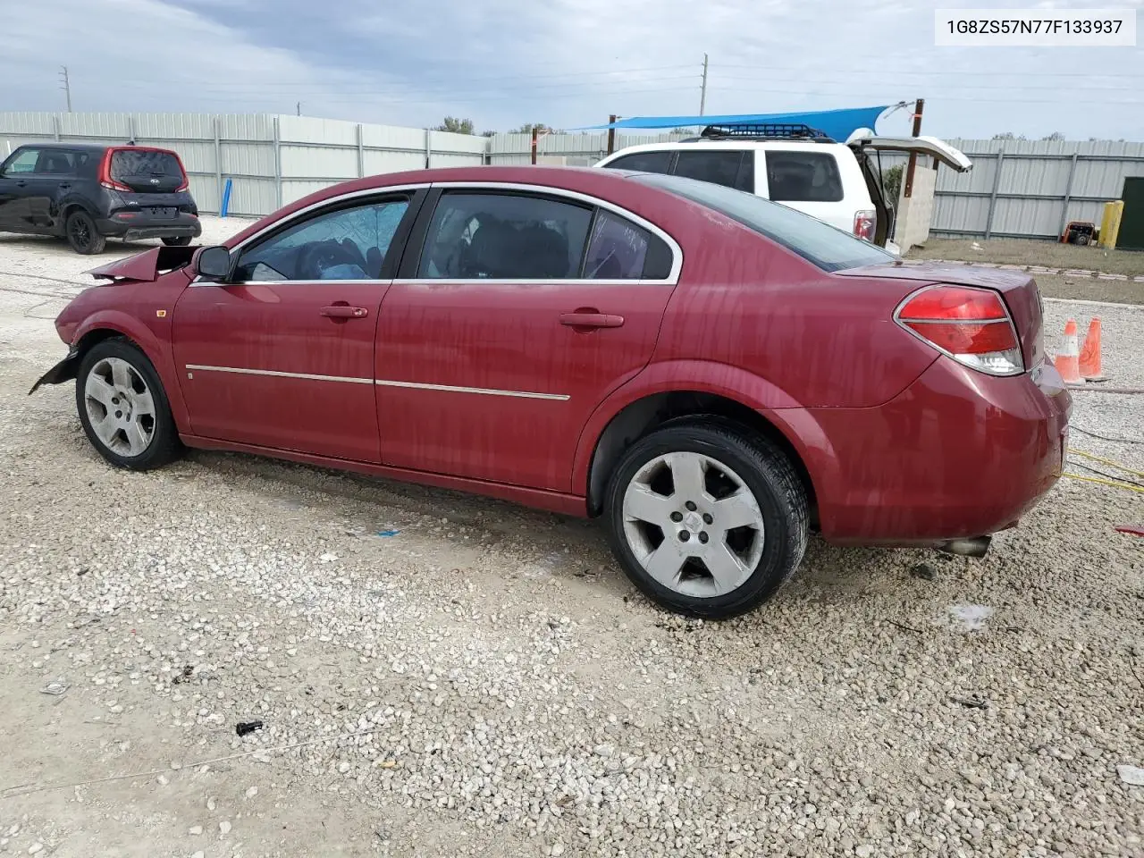 2007 Saturn Aura Xe VIN: 1G8ZS57N77F133937 Lot: 88781165