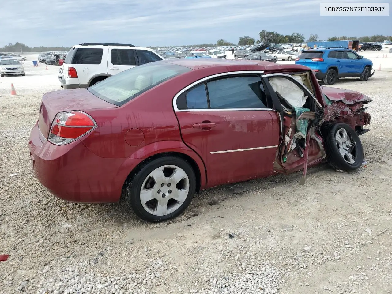 2007 Saturn Aura Xe VIN: 1G8ZS57N77F133937 Lot: 88781165