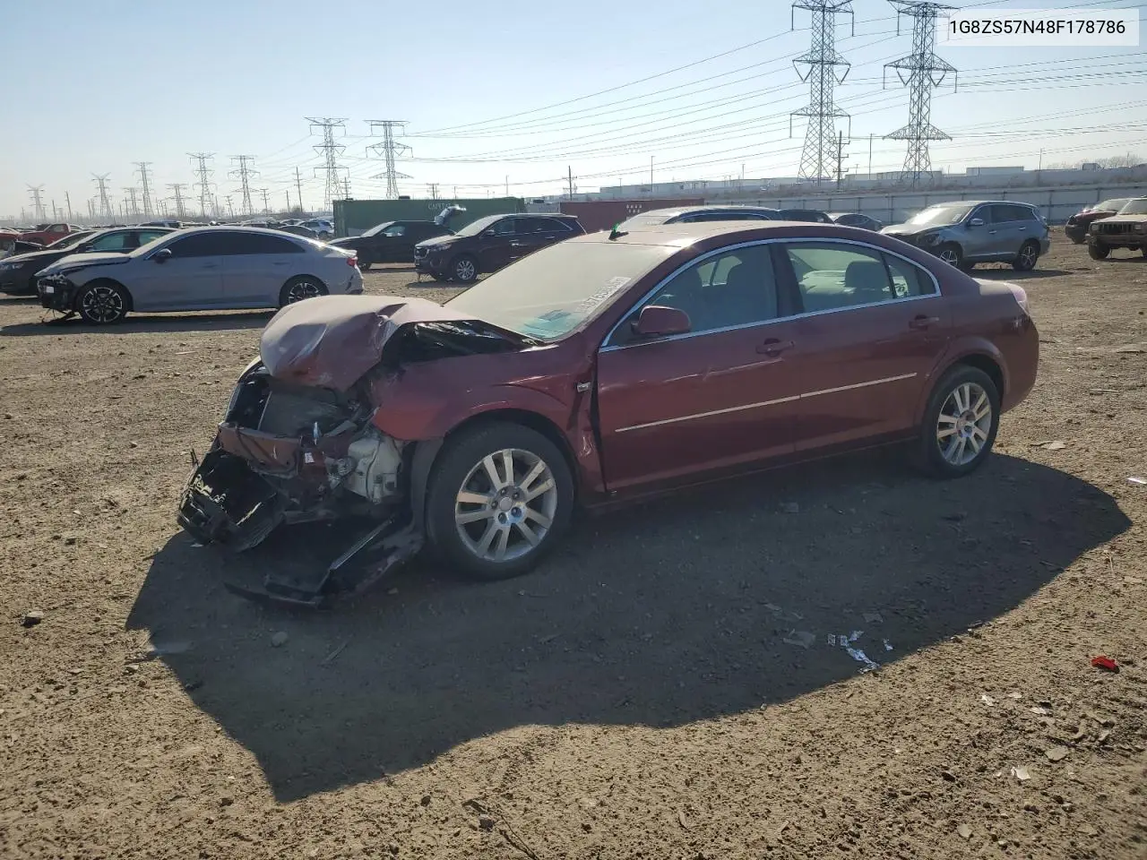 2008 Saturn Aura Xe VIN: 1G8ZS57N48F178786 Lot: 48765035