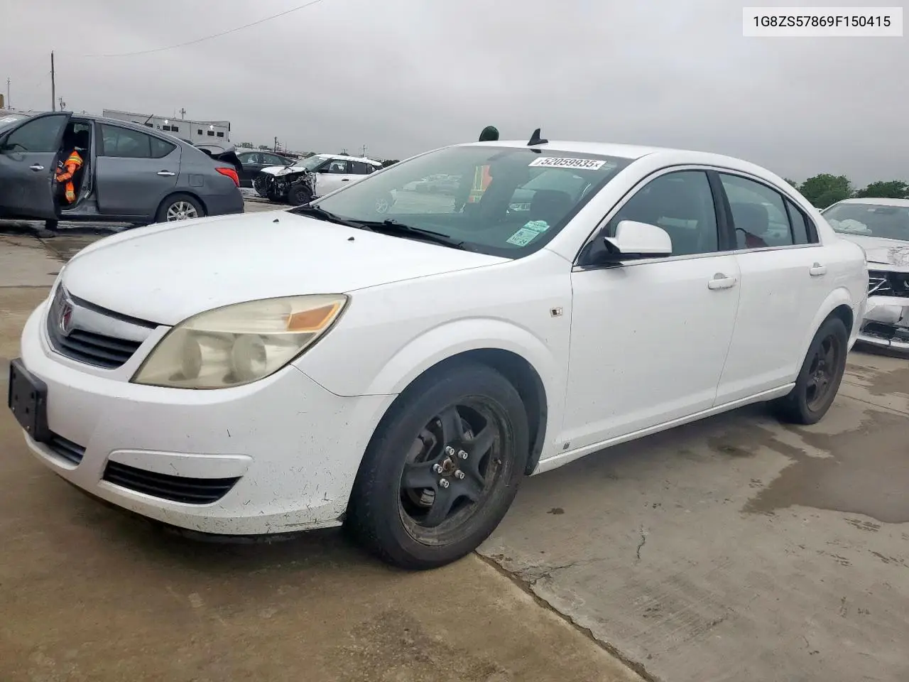 2008 Saturn Aura Xe VIN: 1G8ZS57B69F150415 Lot: 52059935
