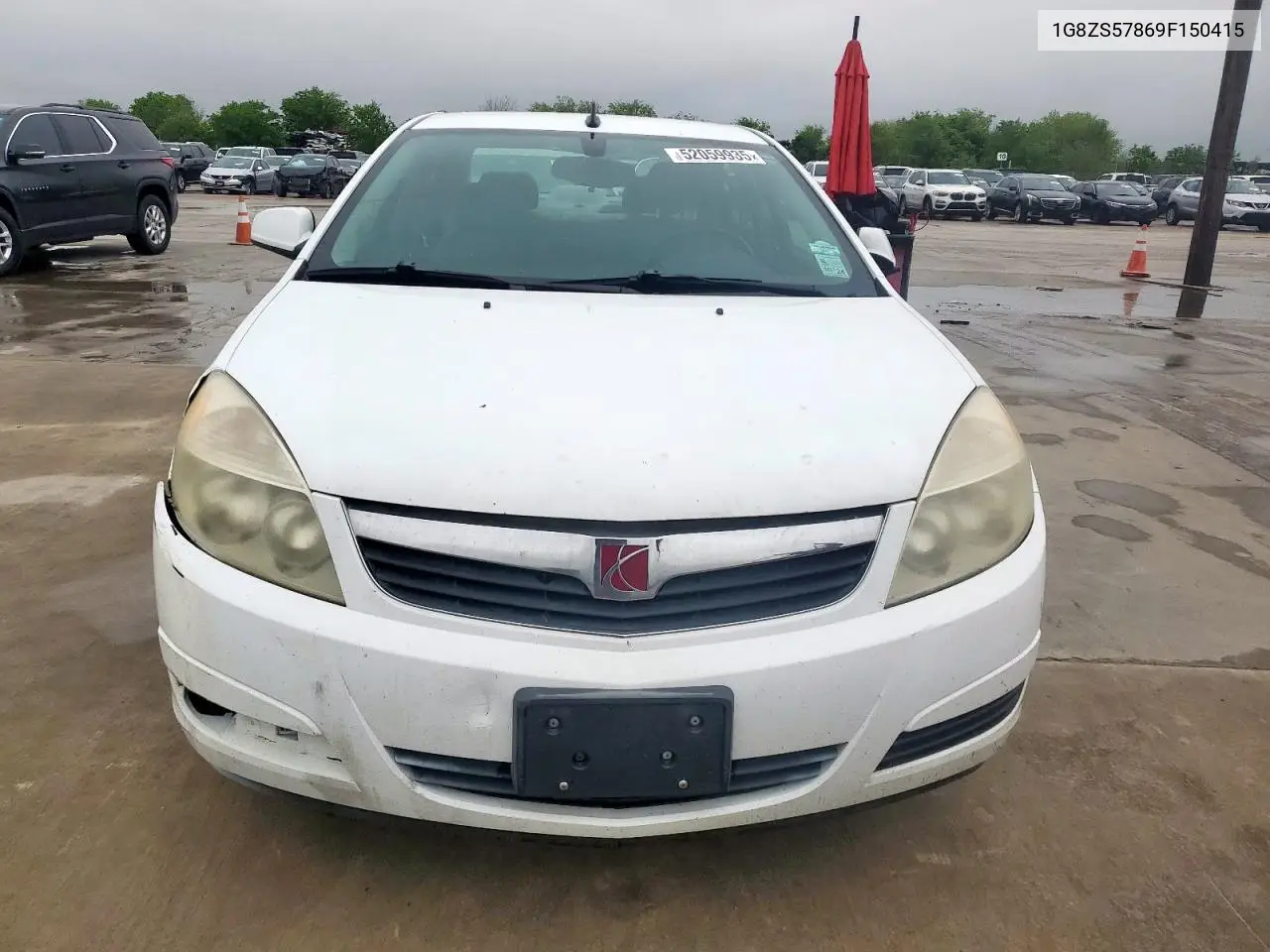 2008 Saturn Aura Xe VIN: 1G8ZS57B69F150415 Lot: 52059935