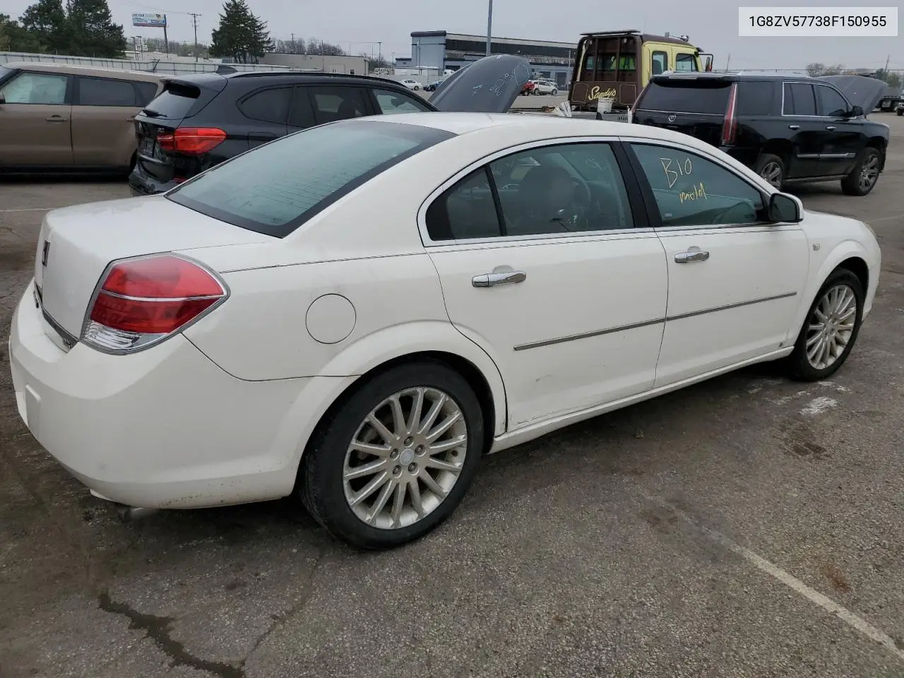 2008 Saturn Aura Xr VIN: 1G8ZV57738F150955 Lot: 52811105