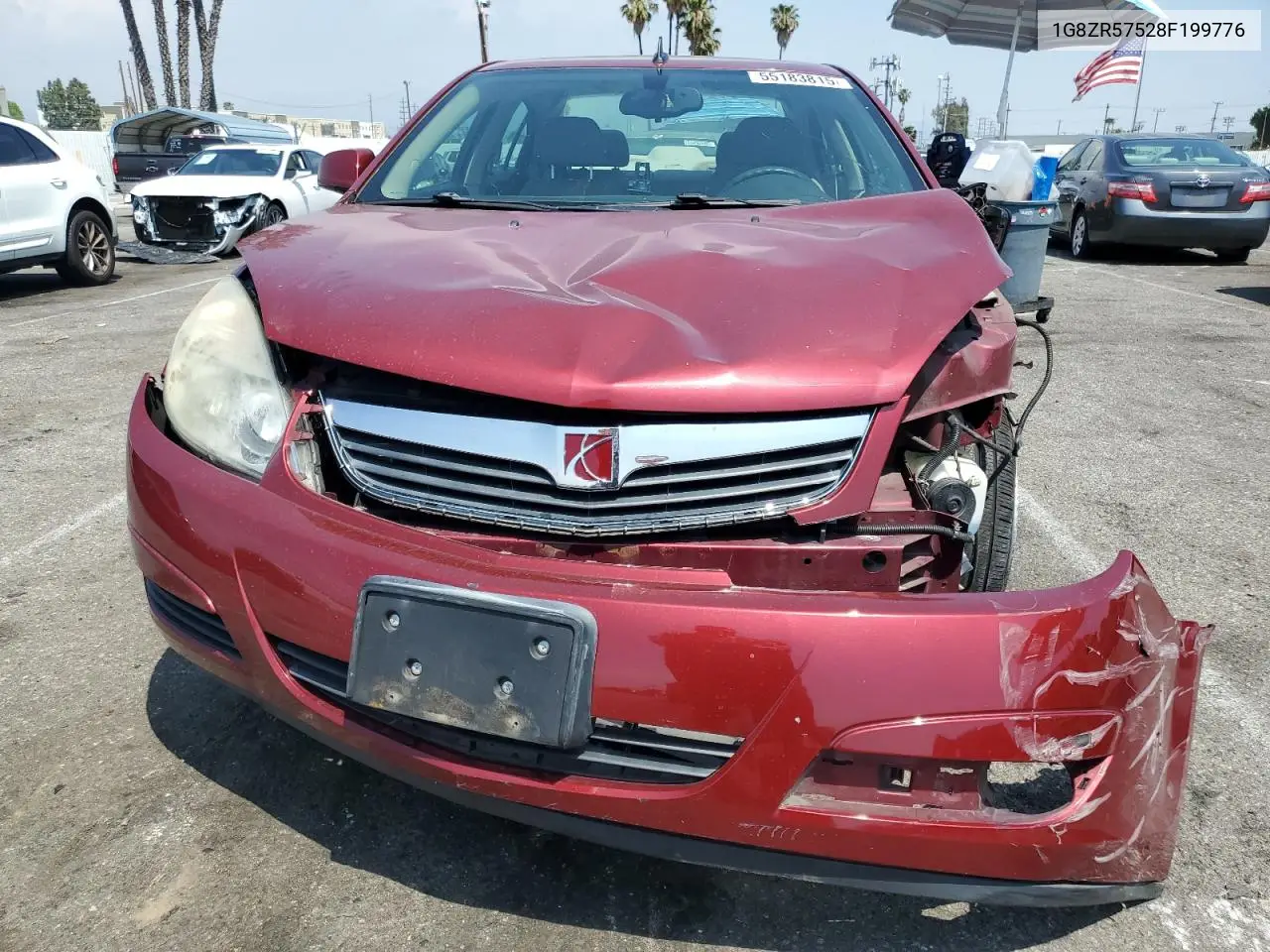 2008 Saturn Aura Green Line VIN: 1G8ZR57528F199776 Lot: 55183815