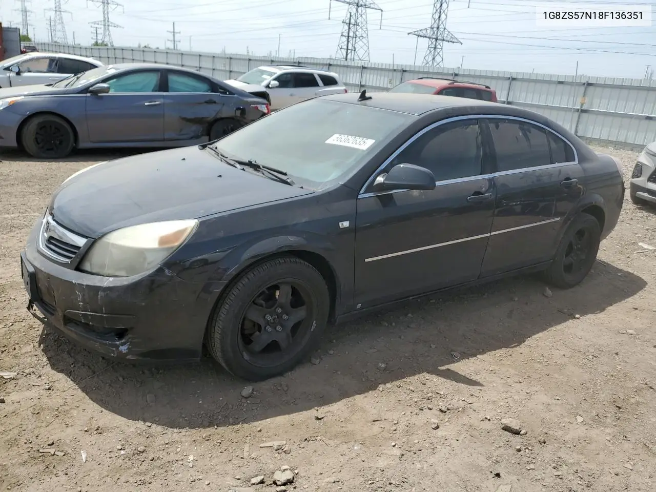 2008 Saturn Aura Xe VIN: 1G8ZS57N18F136351 Lot: 56362635