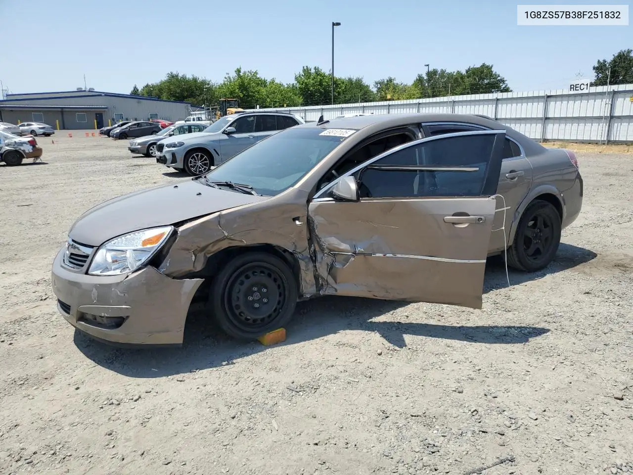 2008 Saturn Aura Xe VIN: 1G8ZS57B38F251832 Lot: 59810105