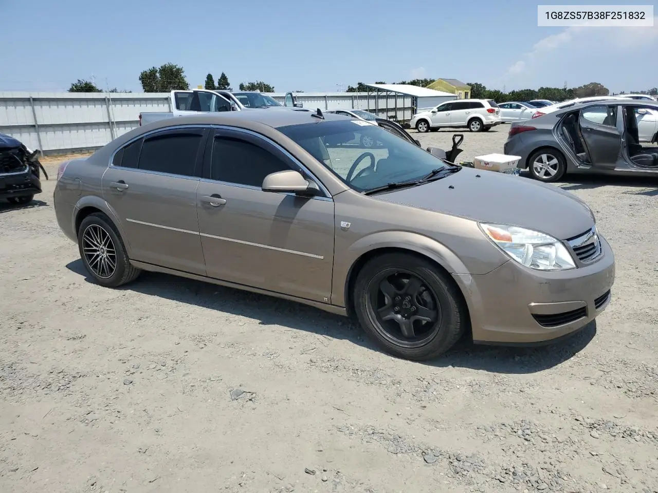 2008 Saturn Aura Xe VIN: 1G8ZS57B38F251832 Lot: 59810105