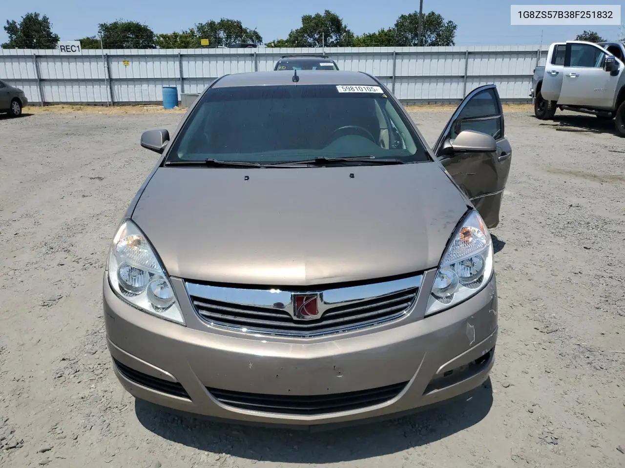 2008 Saturn Aura Xe VIN: 1G8ZS57B38F251832 Lot: 59810105