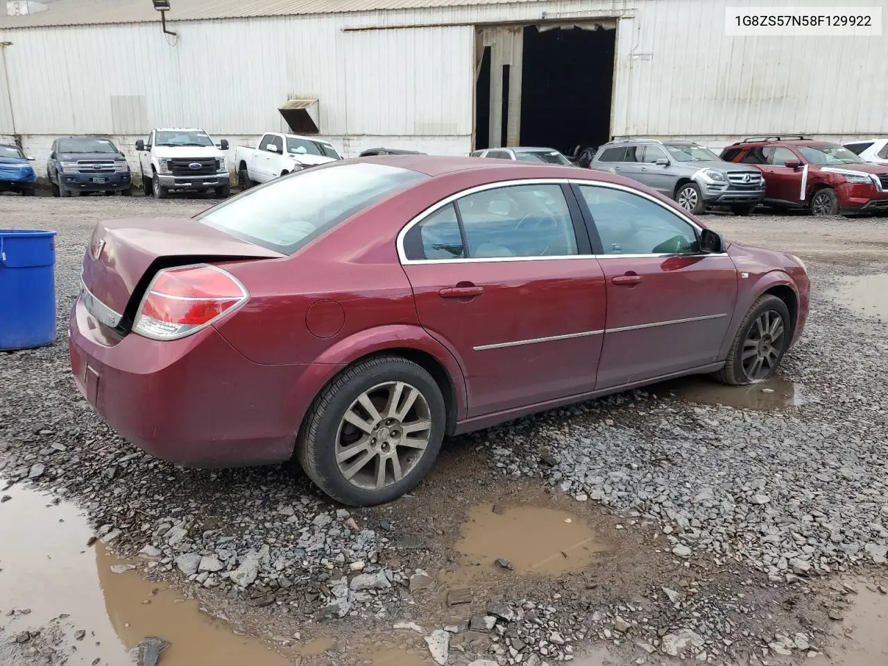2008 Saturn Aura Xe VIN: 1G8ZS57N58F129922 Lot: 62545795