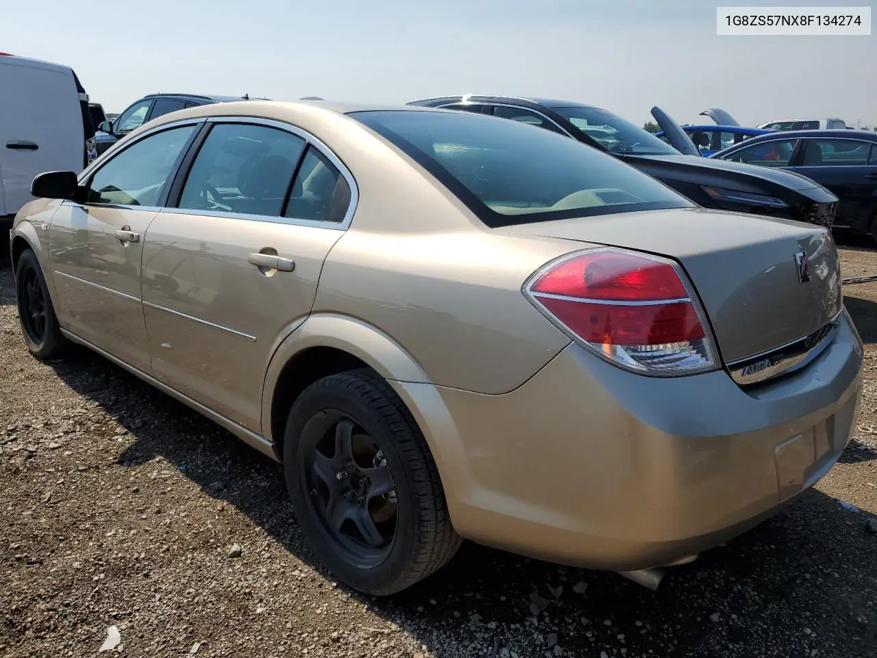 2008 Saturn Aura Xe VIN: 1G8ZS57NX8F134274 Lot: 62967915