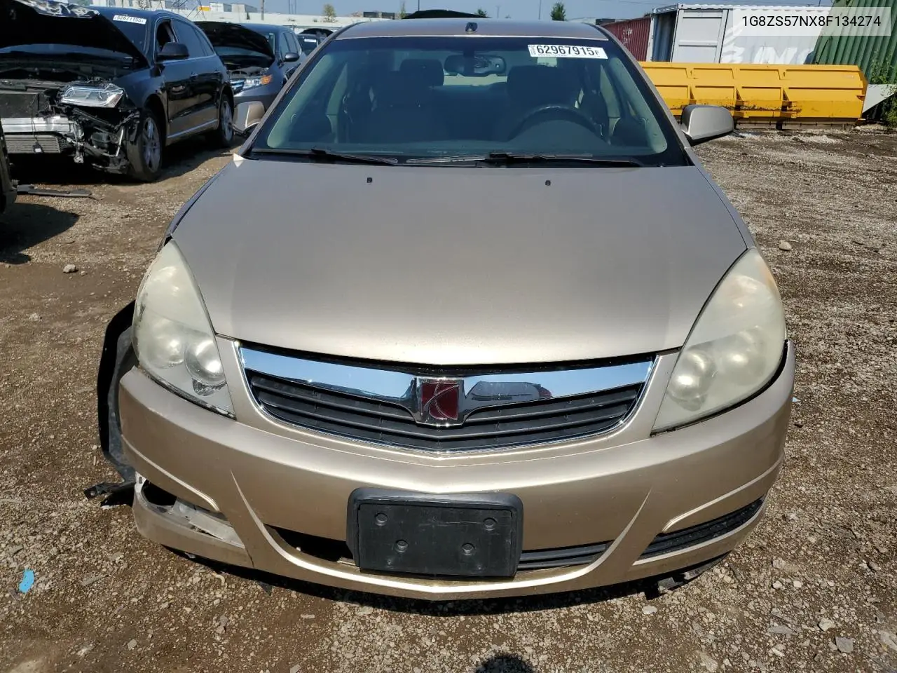 2008 Saturn Aura Xe VIN: 1G8ZS57NX8F134274 Lot: 62967915