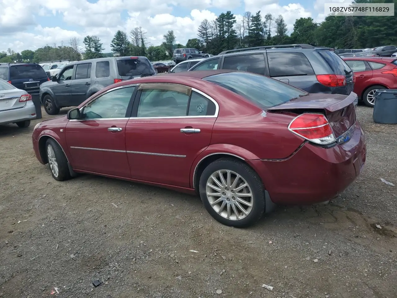 2008 Saturn Aura Xr VIN: 1G8ZV57748F116829 Lot: 63165385