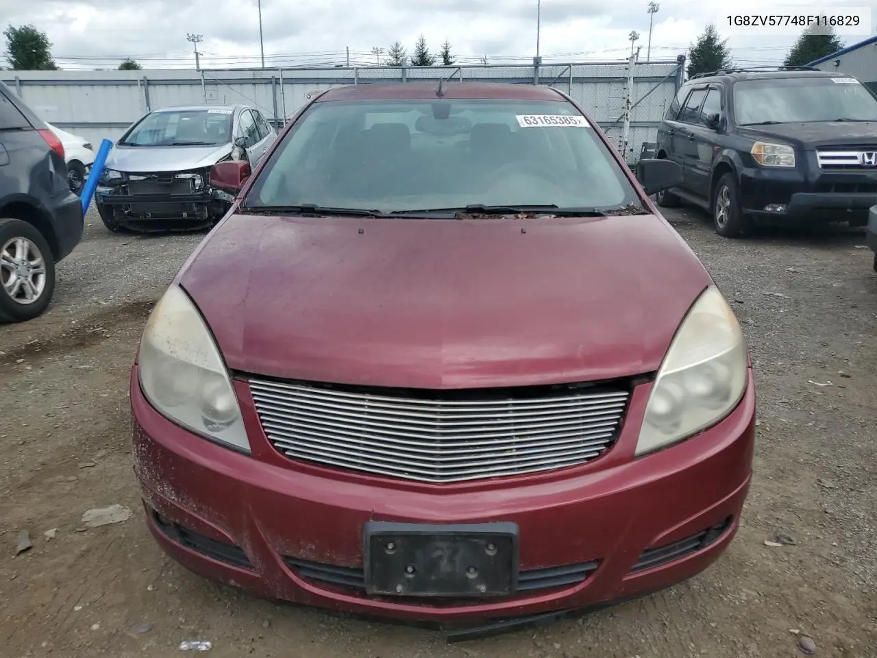 2008 Saturn Aura Xr VIN: 1G8ZV57748F116829 Lot: 63165385