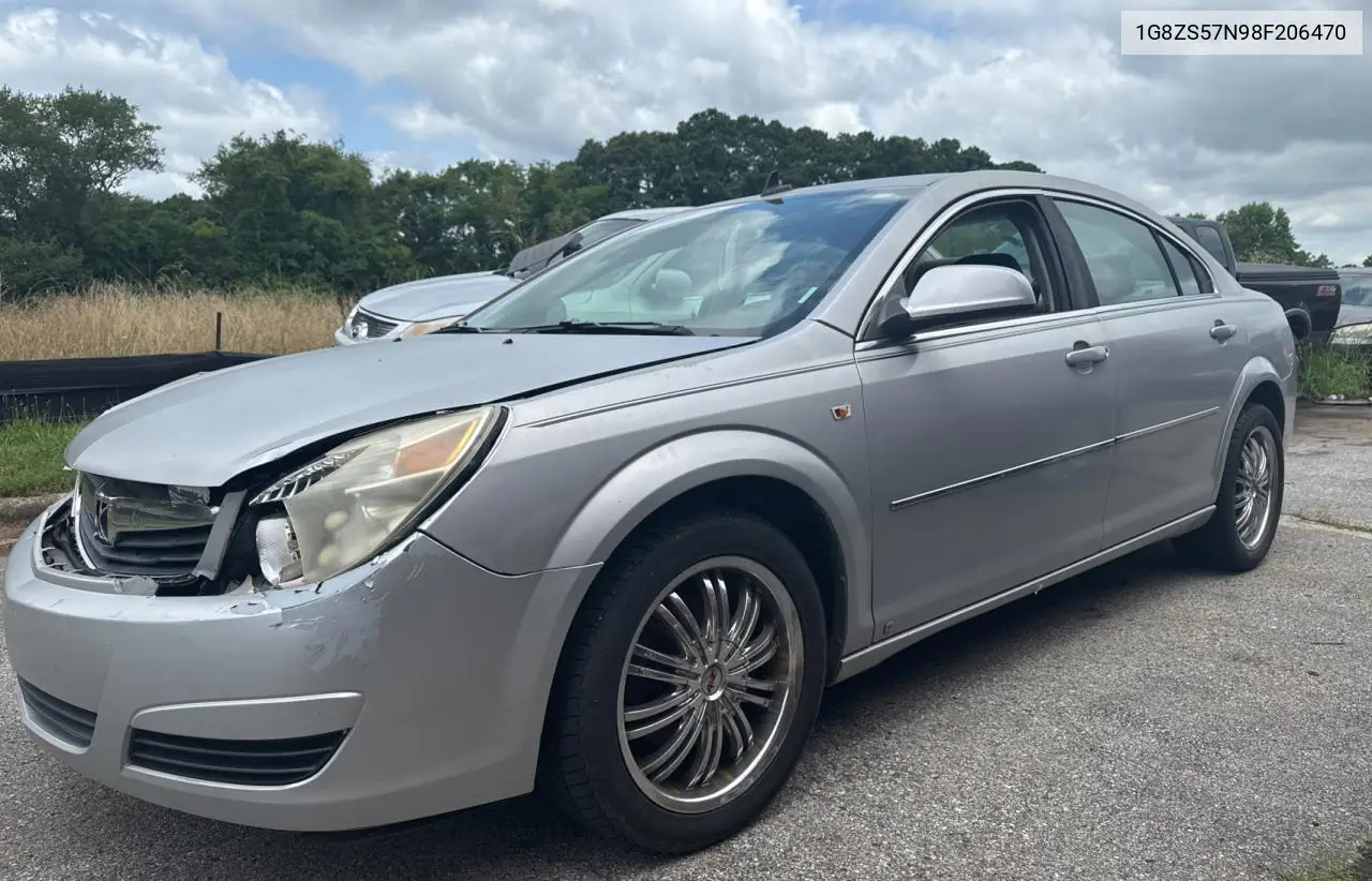 2008 Saturn Aura Xe VIN: 1G8ZS57N98F206470 Lot: 63484705