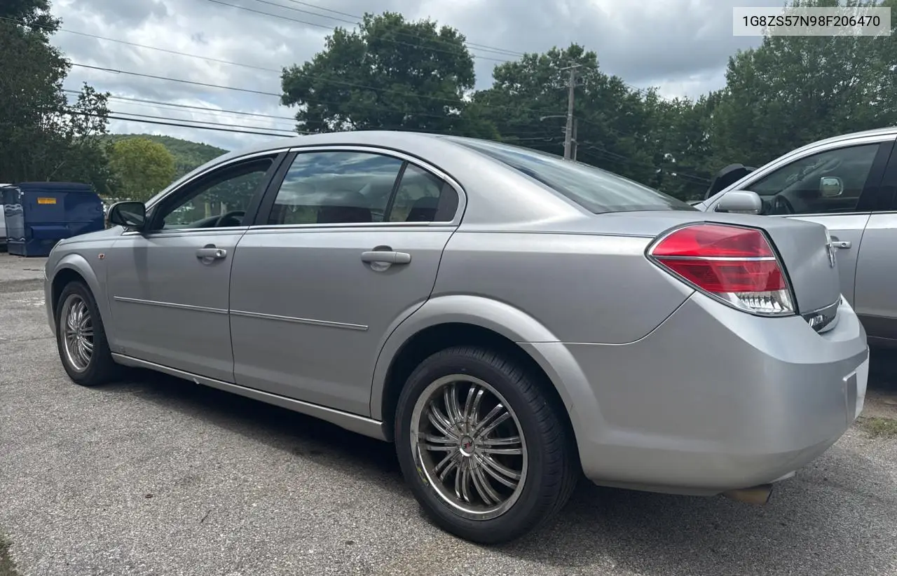 2008 Saturn Aura Xe VIN: 1G8ZS57N98F206470 Lot: 63484705