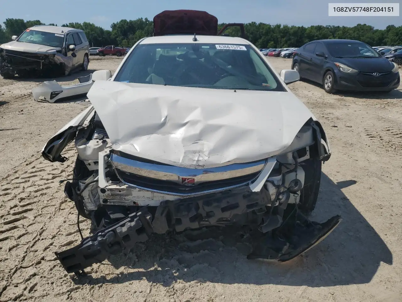 2008 Saturn Aura Xr VIN: 1G8ZV57748F204151 Lot: 63661575