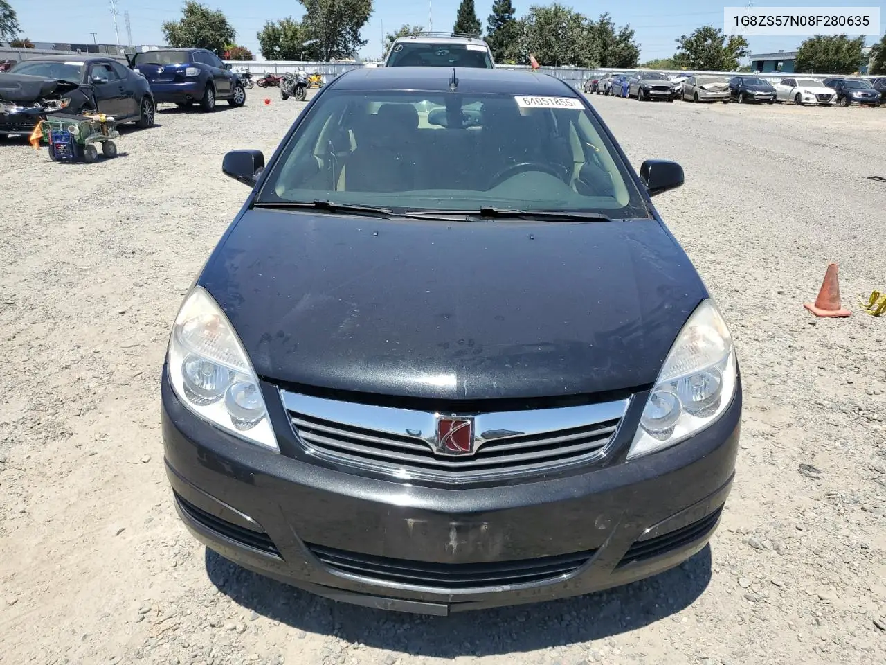 2008 Saturn Aura Xe VIN: 1G8ZS57N08F280635 Lot: 64051855