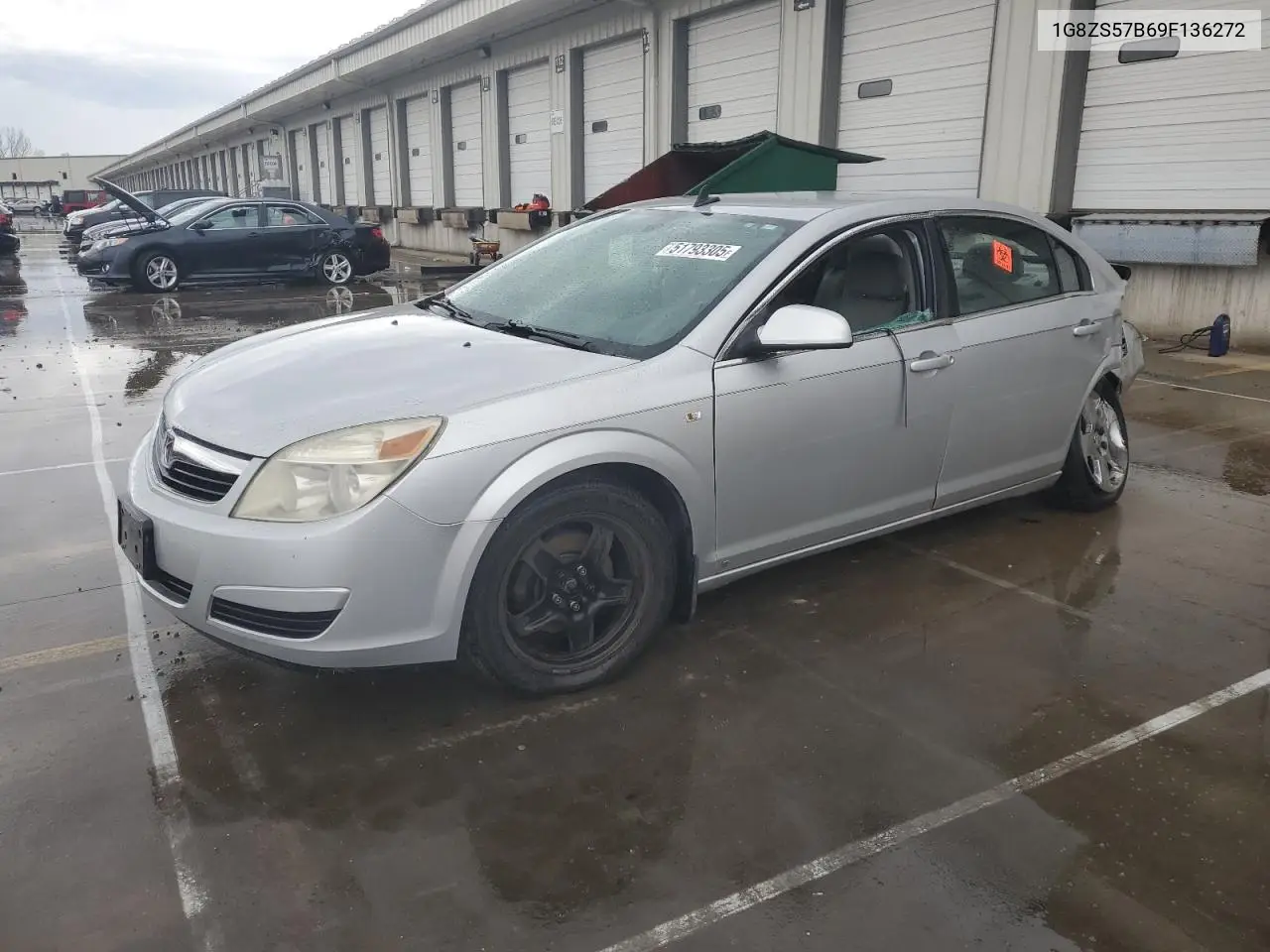 2009 Saturn Aura Xe VIN: 1G8ZS57B69F136272 Lot: 51793305