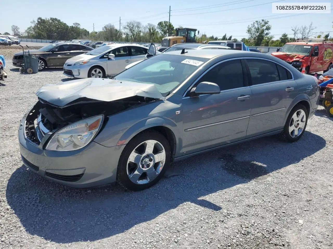 2009 Saturn Aura Xe VIN: 1G8ZS57B49F222261 Lot: 53421445