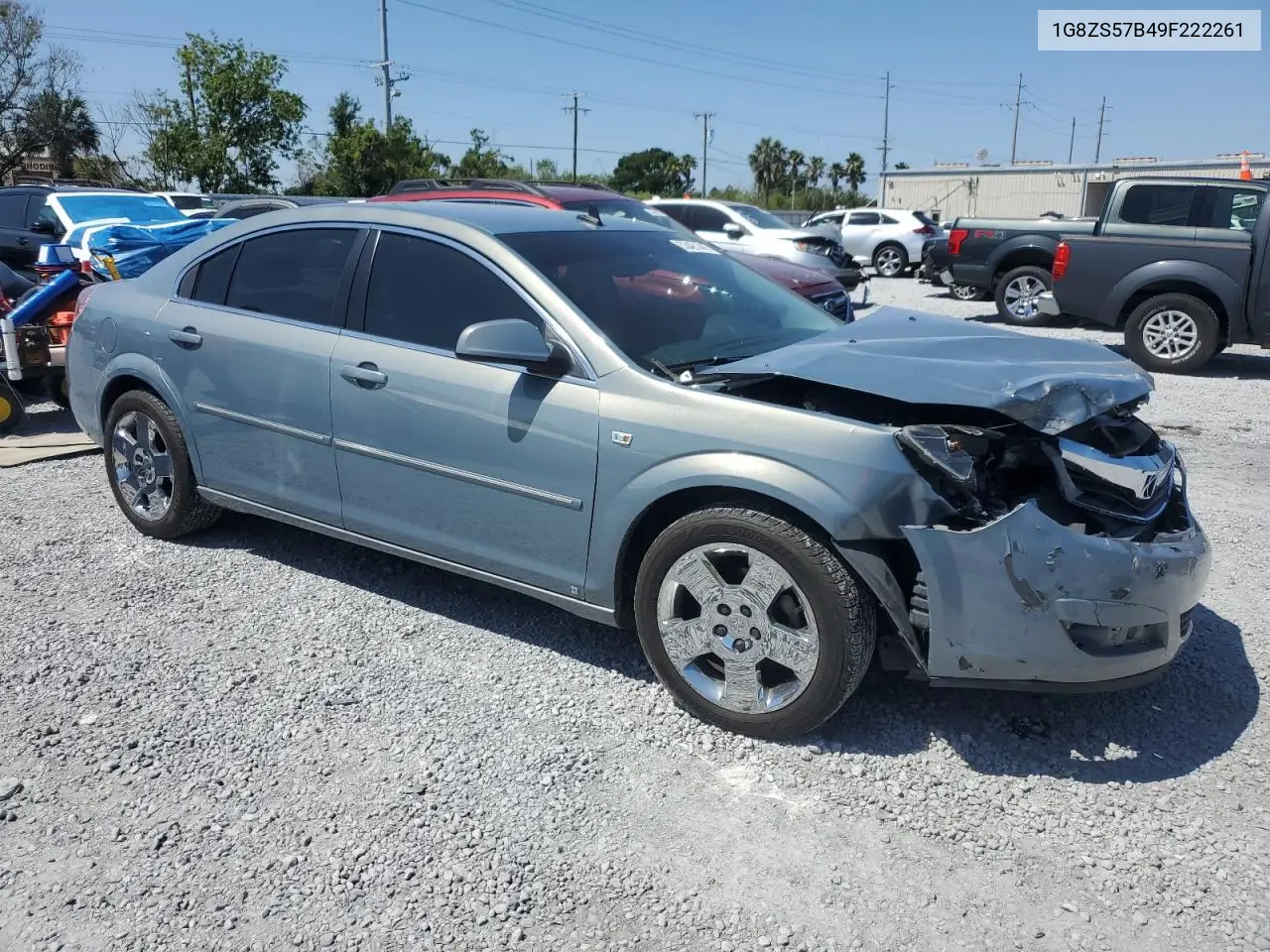 2009 Saturn Aura Xe VIN: 1G8ZS57B49F222261 Lot: 53421445