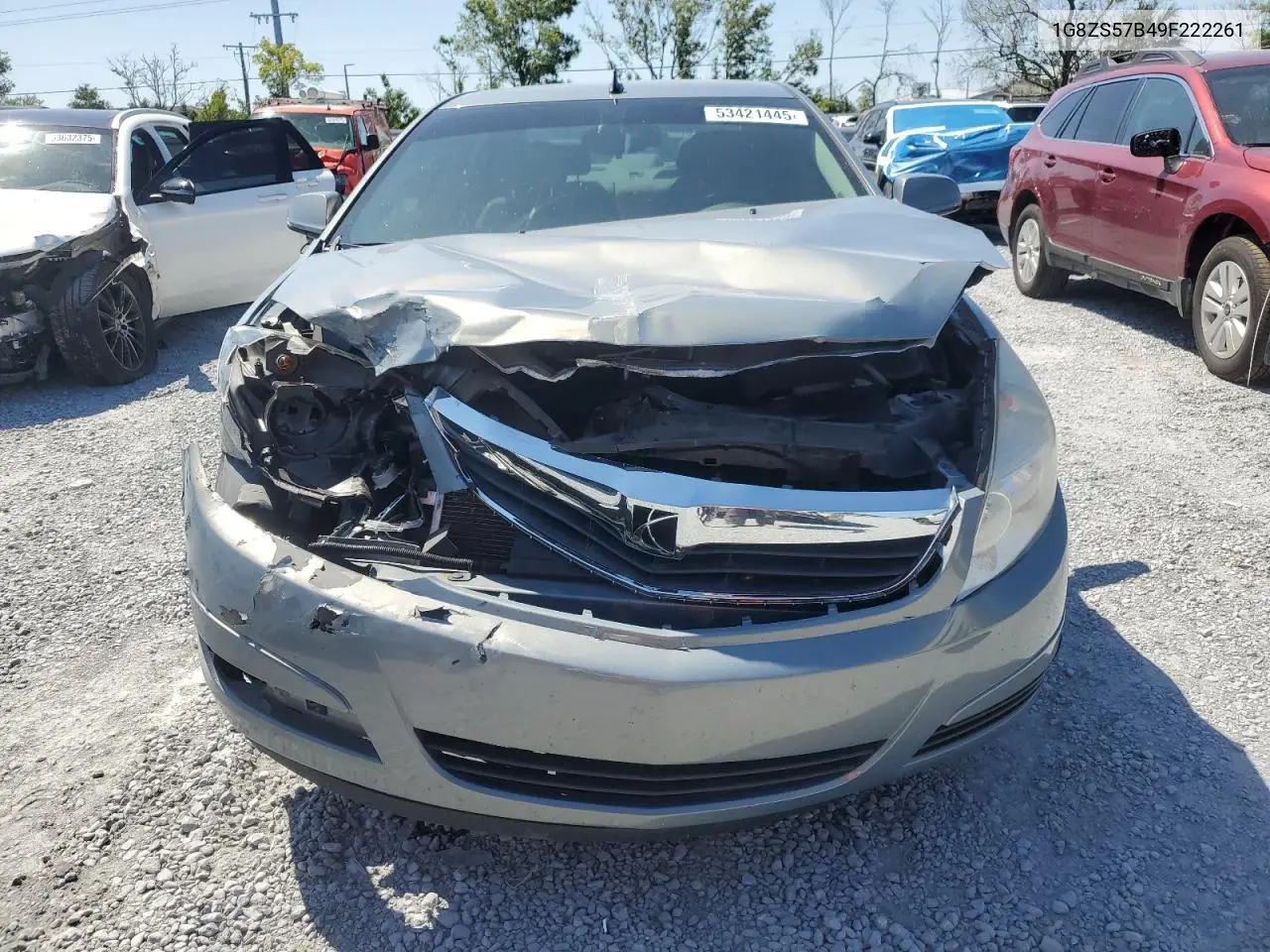 2009 Saturn Aura Xe VIN: 1G8ZS57B49F222261 Lot: 53421445