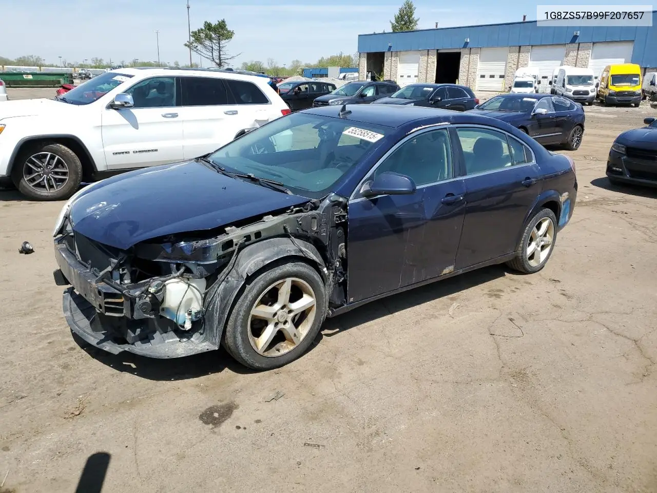 2009 Saturn Aura Xe VIN: 1G8ZS57B99F207657 Lot: 55258515