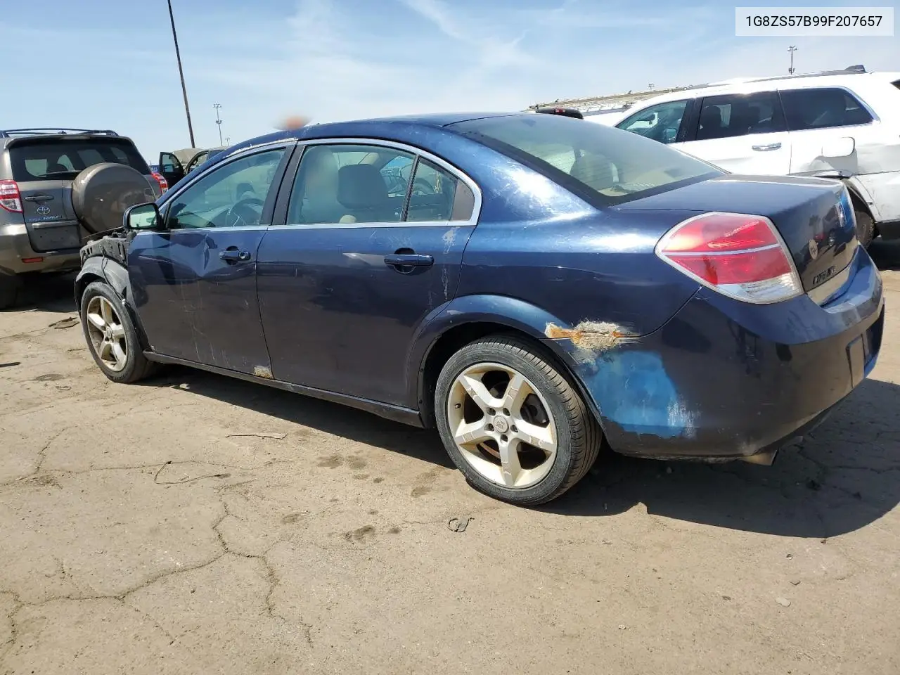 2009 Saturn Aura Xe VIN: 1G8ZS57B99F207657 Lot: 55258515