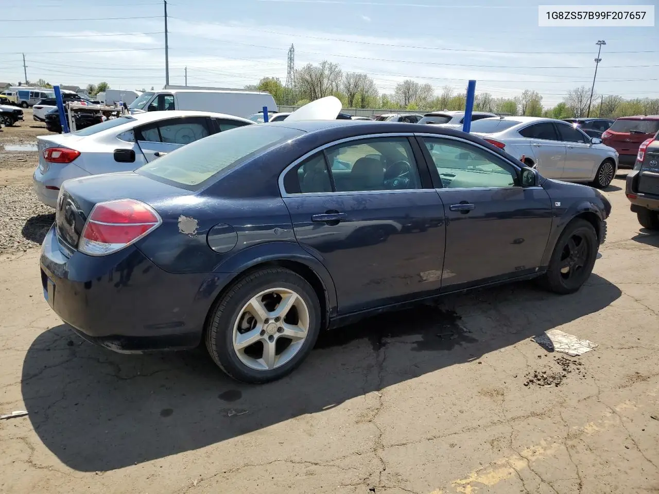 2009 Saturn Aura Xe VIN: 1G8ZS57B99F207657 Lot: 55258515